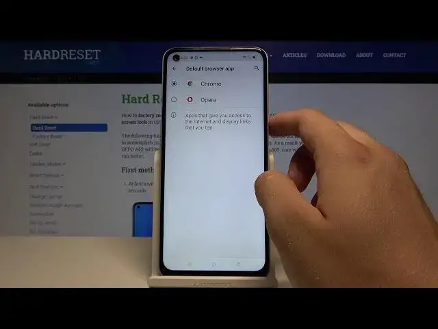 'Video thumbnail for How to Set Up Chosen App as Default one in Oppo A52 – Browser App'