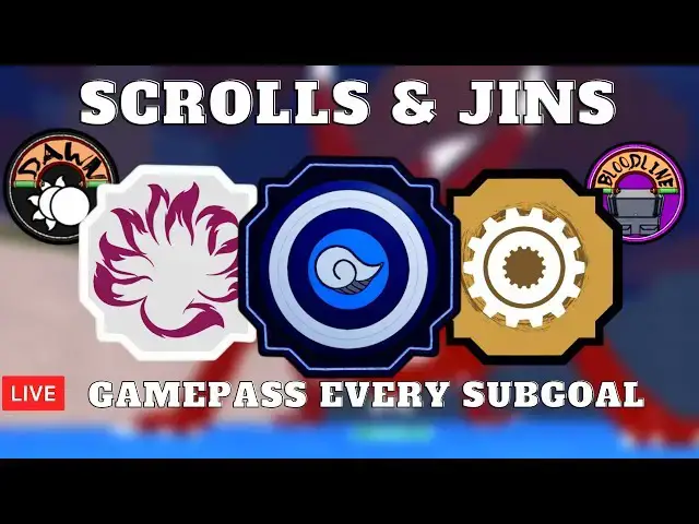 'Video thumbnail for 🔴 Shindo Life  - scrolls, jins, kg bag, modes, jutsu  | Roblox LIVE'
