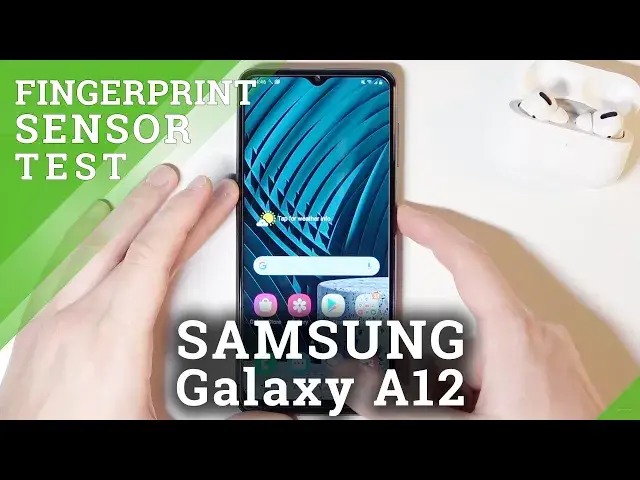'Video thumbnail for Samsung Galaxy A12 Fingerprint Sensor Test'