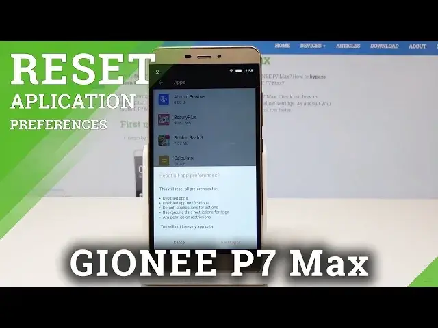 'Video thumbnail for How to Reset App Preferences GIONEE P7 Max - Restore Default Apps in Android'