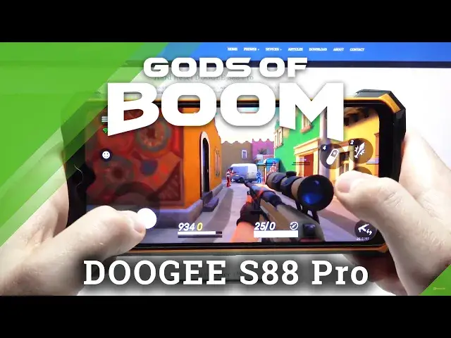 'Video thumbnail for Test Game Gods of Boom on Doogee S88 Pro | MediaTek Helio P70 | 6 GB RAM | Gameplay - FPS Check'