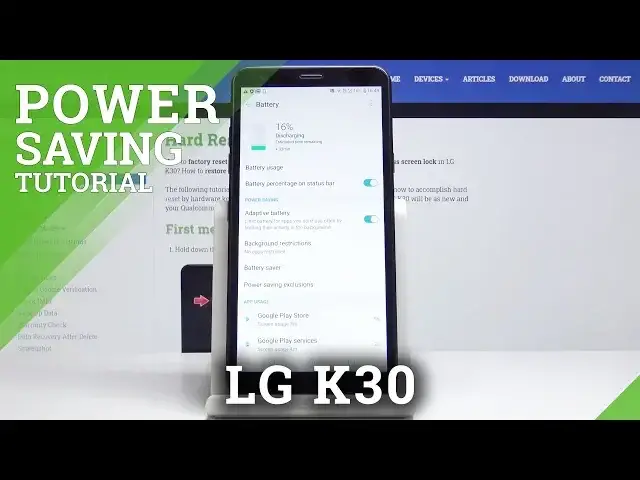 'Video thumbnail for How to Activate Battery Percentage in LG K30 – Enable Battery Level Icon'