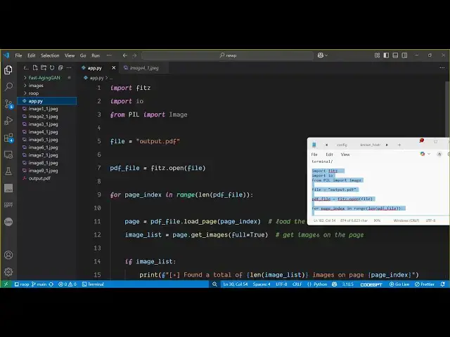 'Video thumbnail for Python 3 PyMuPDF Script to Export All Pages of PDF Document as PNG Images Using Pillow Library'
