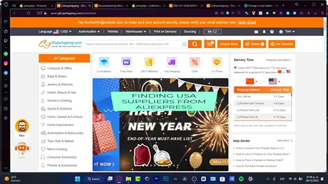 'Video thumbnail for How To Find Aliexpress Usa Suppliers (2024)  Fast Shipping Aliexpress'