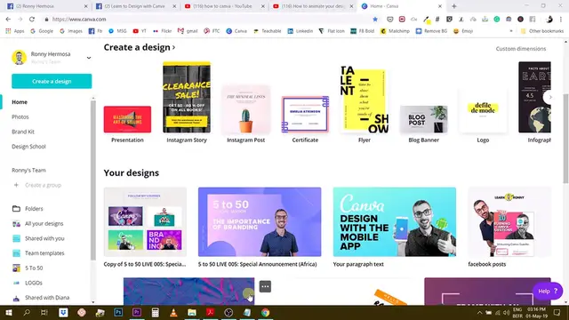 'Video thumbnail for How to ANIMATE Facebook & Instagram STORIES with Canva'