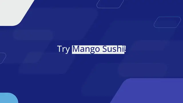 'Video thumbnail for Delicious Mango Sushi Delight'