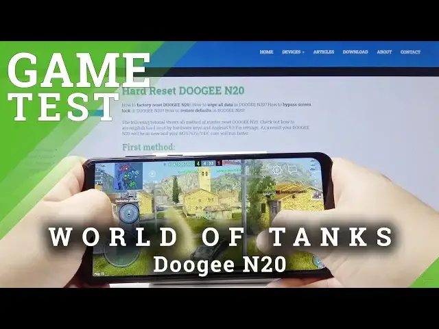 'Video thumbnail for World of Tanks on Doogee N20 - Test Graphic Settings / FPS Test'