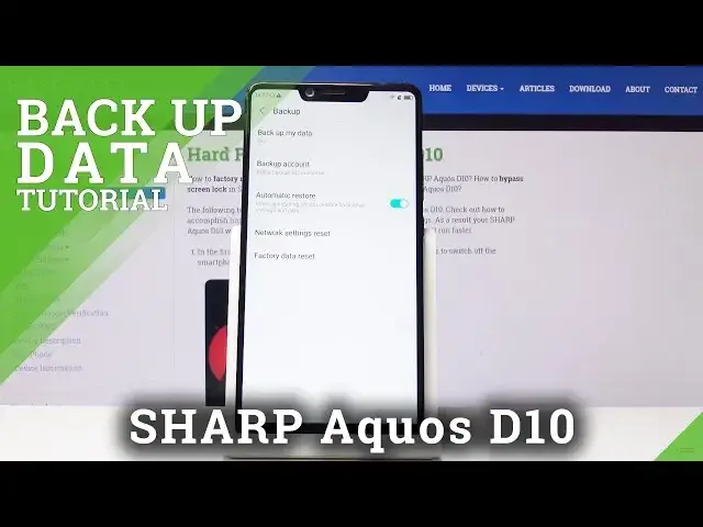 'Video thumbnail for How to Enable Google Backup in SHARP D10 - Data Protection Feature'