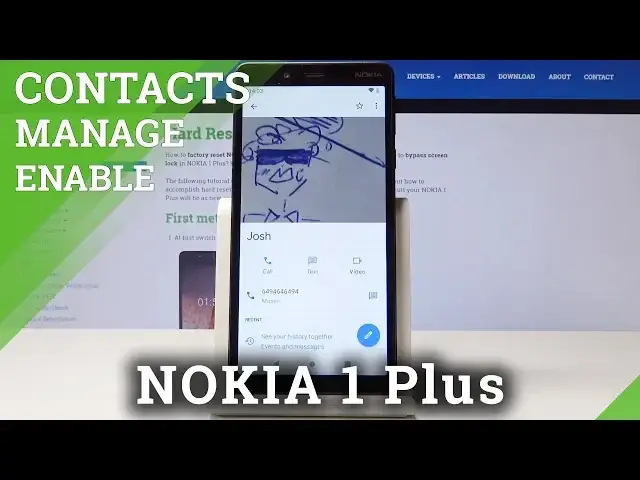 'Video thumbnail for How to Personalize Contacts in NOKIA 1 Plus - Add Photo to Contact'