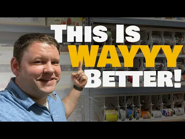'Video thumbnail for How I Fixed My Horrible System for Canned Food Storage'