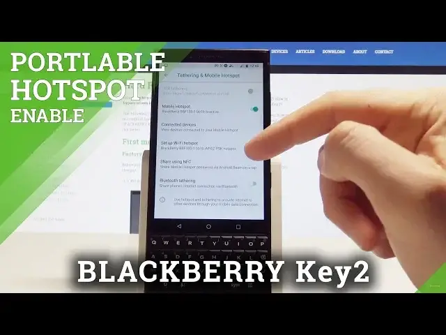 'Video thumbnail for BLACKBERRY Key2 PORTABLE HOTSPOT / How to Set Up Wi-Fi Hotspot'