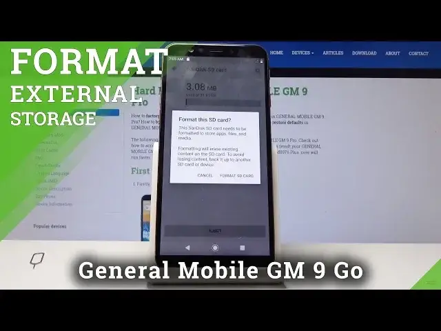 'Video thumbnail for How to Format SD Card in GENERAL MOBILE GM 9 Pro - Fix Memory Card'
