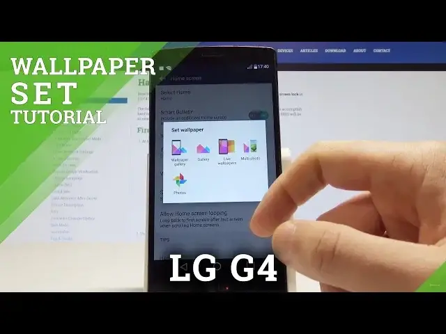 'Video thumbnail for How to Choose Wallpaper for LG G4 - Change Home Screen Wallpaper'