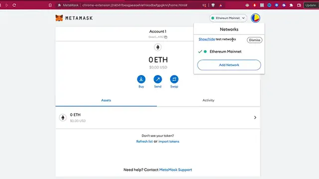 'Video thumbnail for How To Remove Network Chain From Metamask ❌'