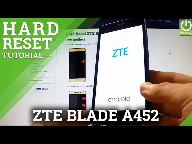 'Video thumbnail for Cómo hacer un Hard Reset del ZTE Blade A452 - Restablecer ZTE Teléfono'