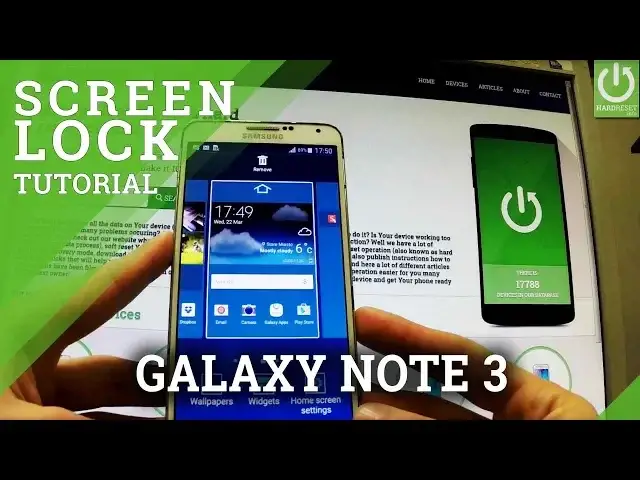 'Video thumbnail for Screen Lock in SAMSUNG Galaxy Note 3 - Pattern Protection'