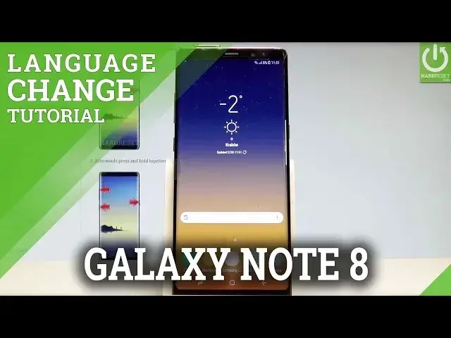 'Video thumbnail for SAMSUNG Galaxy Note8 CHANGE LANGUAGE / Language Settings'