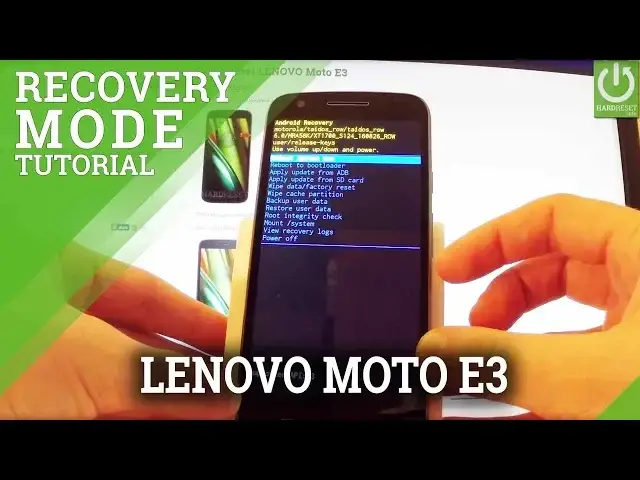 'Video thumbnail for How to Open Recovery Mode in LENOVO Moto E3 - Moto Recovery'