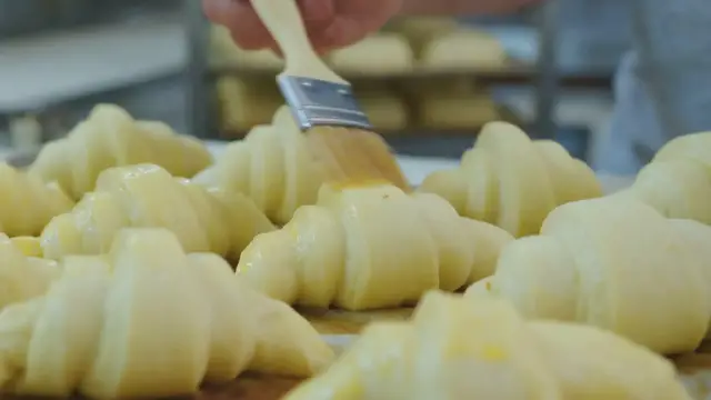 'Video thumbnail for Baked Ham and Cheese Croissants'