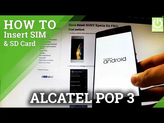 'Video thumbnail for Insert Memory Card and SD in SONY Xperia XA F3111 - Intalling SIM and SD'