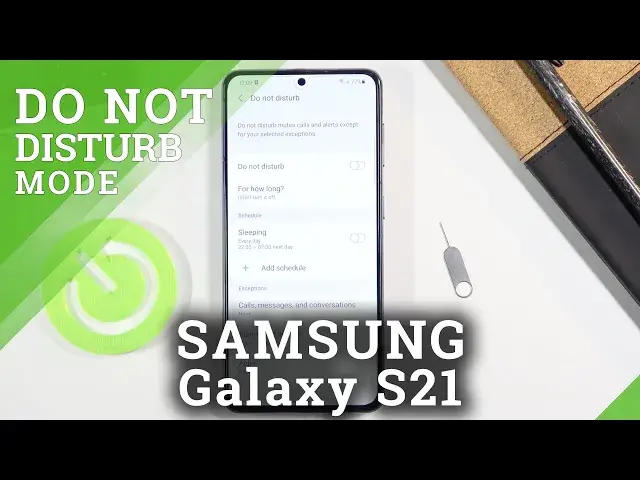 'Video thumbnail for Do Not Disturb Mode on SAMSUNG Galaxy S21 - Set Up and Customization'