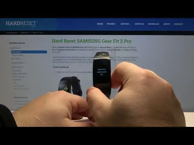 'Video thumbnail for How to Enable Water Lock Mode in SAMSUNG Gear Fit 2 Pro - Deactivate Touchscreen'