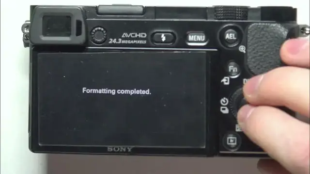 'Video thumbnail for How To Format SD Card On Sony A6000'