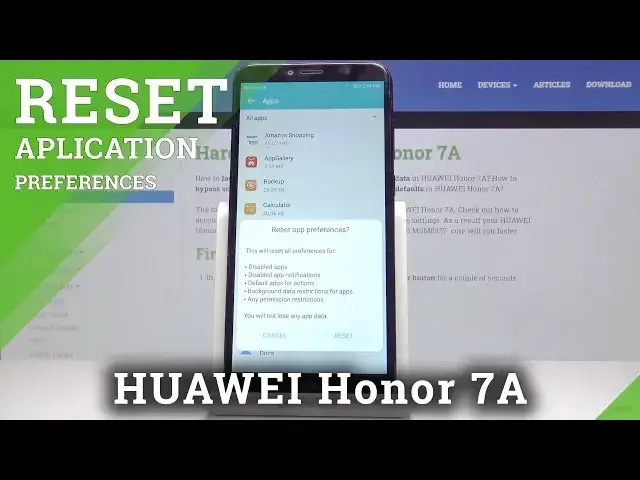 'Video thumbnail for How to Reset App Preferences in Huawei Honor 7A – Default App Configuration'