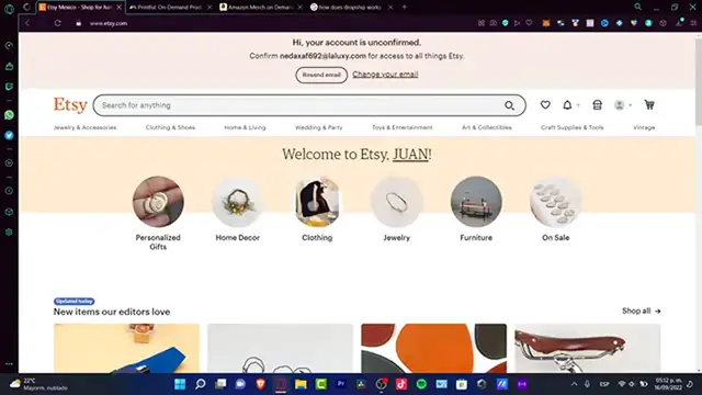 'Video thumbnail for How to Dropship on Etsy (Step by Step) Tutorial for Beginners 2024'
