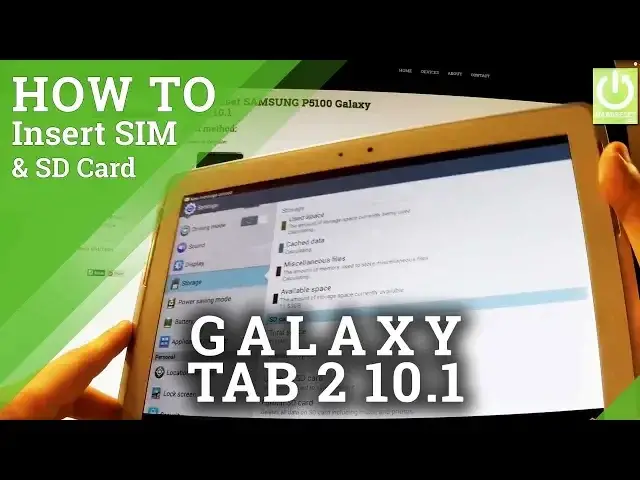 'Video thumbnail for How to insert SIM and Micro SD card in SAMSUNG P5100 Galaxy Tab 2 10.1'