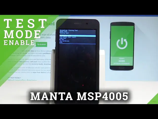 'Video thumbnail for How to Activate Test Mode in MANTA MSP4005 - Secret Feature / Hardware Test'