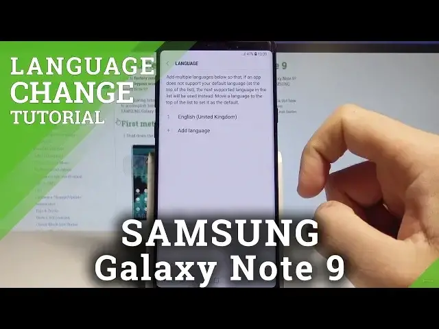 'Video thumbnail for How to Change Language on SAMSUNG Galaxy Note 9 - Set Up Language |HardReset.Info'
