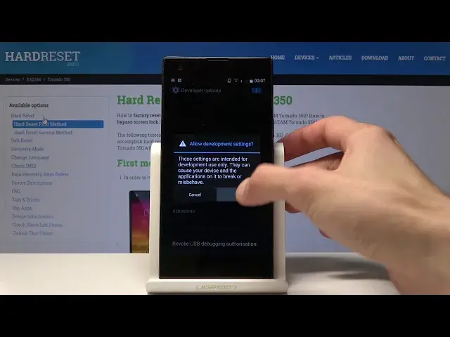 'Video thumbnail for How to Enable Developer Options in KAZAM Tornado 350 - Advanced Options'