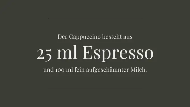 'Video thumbnail for Cappuccino 2024: Was ihn ausmacht & wie Sie ihn zubereiten'