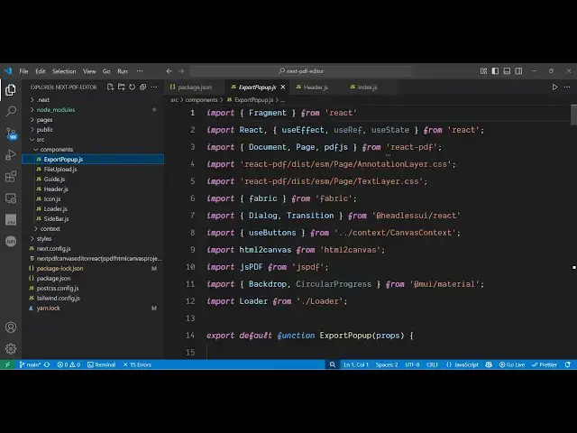 'Video thumbnail for Build a Next.js & React.js PDF Editor in Browser Using jsPDF,Html2Canvas & Fabric.js Using JS'
