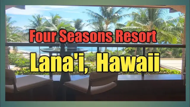 'Video thumbnail for Four Seasons Resort Lanai Restaurant , The Break Travel Vlog'