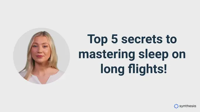 'Video thumbnail for How to sleep on a plane '