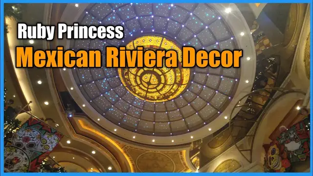 'Video thumbnail for Ruby Princess Cruise Ship Mexican Riviera Holiday Party Tour ( Christmas Decor )Travel vlog'
