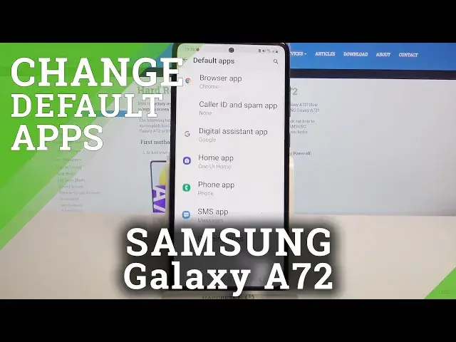 'Video thumbnail for How to Change Default Apps on SAMSUNG Galaxy A72 – Switch Opening Apps'