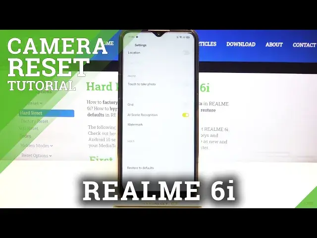 'Video thumbnail for How to Reset Camera Settings in REALME 6i – Reset Camera Configurations'
