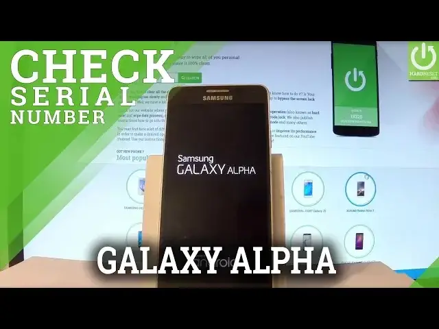 'Video thumbnail for How to Check Serial Number in SAMSUNG Galaxy Alpha - SN Information'