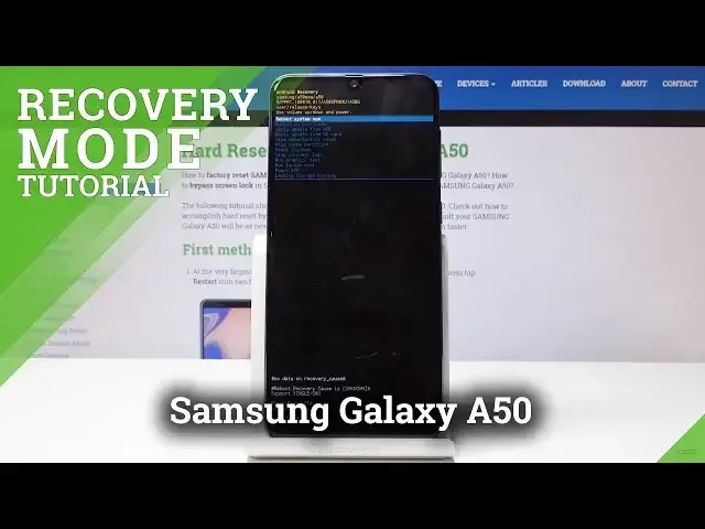 'Video thumbnail for SAMSUNG Galaxy A50 RECOVERY MODE'