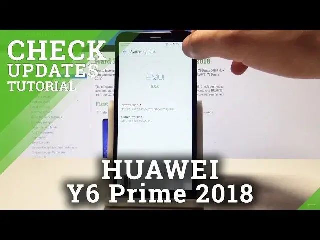 'Video thumbnail for How to Check System Version in HUAWEI Y6 Prime 2018 - System Update'