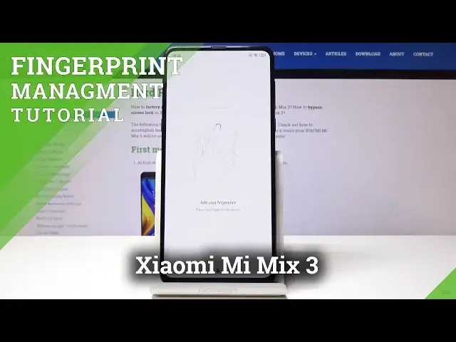 'Video thumbnail for How to Add Fingerprint to Xiaomi Mi Mix 3 - Lock Screen Protection'