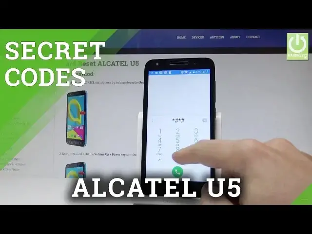 'Video thumbnail for Secret Codes ALCATEL U5 - Tricks / Hidden Mode / Secret Options'