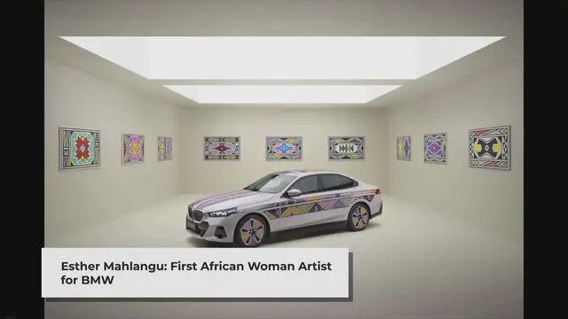 'Video thumbnail for BMW i5 Flow NOSTOKANA Is A Nod To The E34 5 Series Art Car'