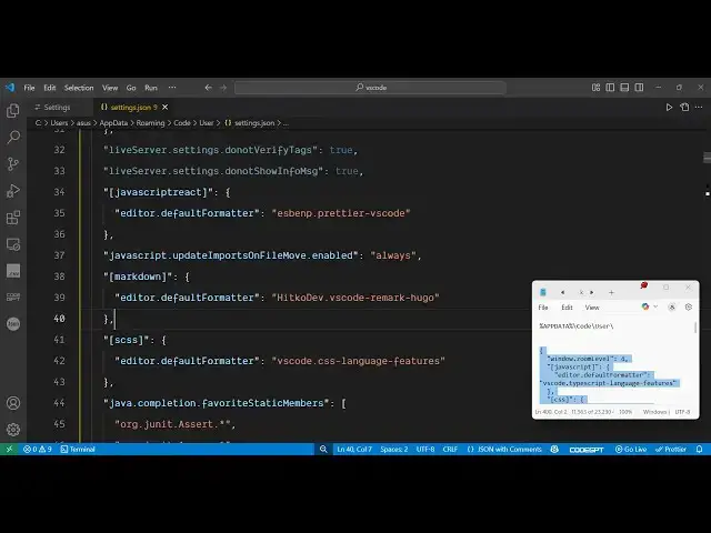 'Video thumbnail for How to Reset Visual Studio Code IDE Settings to Default Settings Full Tutorial'
