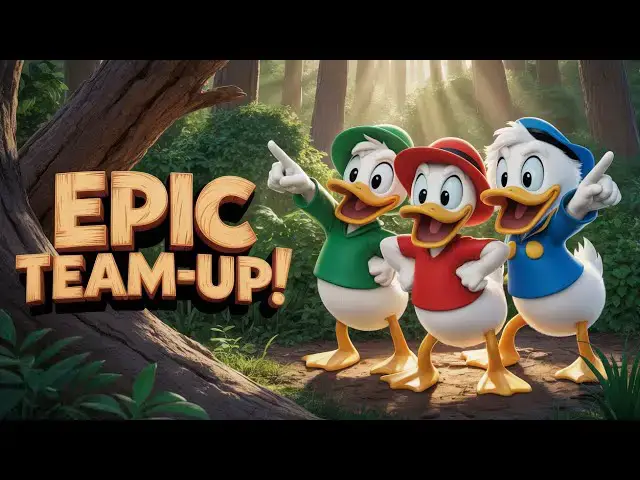 'Video thumbnail for Epic Team-Up: Join Forces with Huey, Duey, and Louie!'