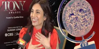 'Video thumbnail for Video: A Lifetime of Dreaming Has Led Marjan Neshat to a Tony Nomination'