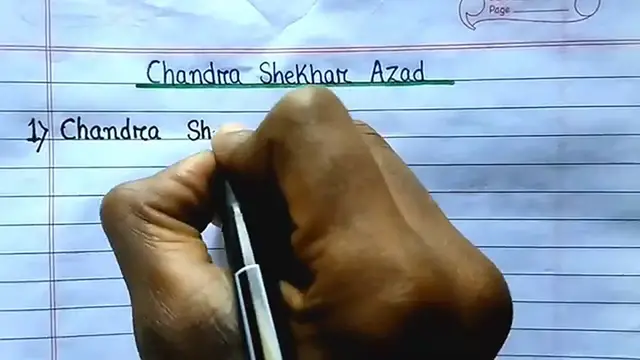 'Video thumbnail for 10 Lines on Chandra Shekhar Azad in English ⬆︎'